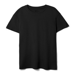 Футболка унисекс T-bolka 140, черная, S–4XL