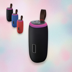 Портативная колонка LM-892, RGB-подсветка, Bluetooth, FM-радио, цвет в ассортименте / Яркий звук и стильное освещение для любой атмосферы