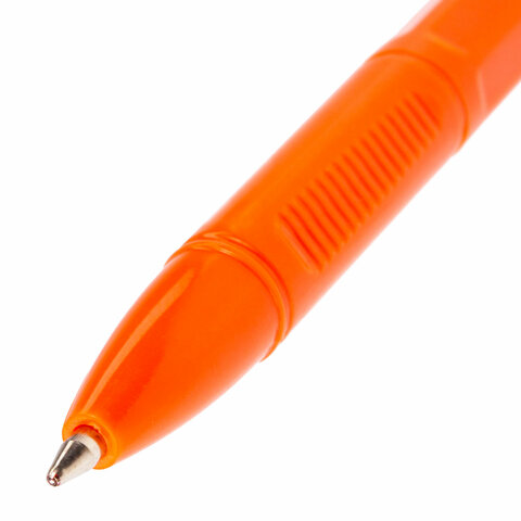 Ручка шариковая BRAUBERG "X-333 ORANGE", 12+1 В ПОДАРОК!, синяя, КОМПЛЕКТ 13 шт., узел 0,7 мм, линия 0,35 мм, 144254