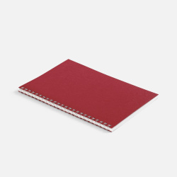 Блокнот Salvador в клетку, красный ver.2, 21x15 см