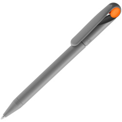 Ручка шариковая Prodir DS1 TMM Dot, серая с оранжевым, 14х1,1 см