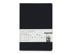 Скетчбук «Sketch & Art» 150 г/м2, soft-touch, Цвет черный