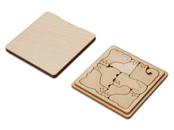 Деревянная головоломка «Catgram», Цвет натуральный