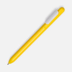 Ручка шариковая Swiper, желтая с белым, 14,3х1,0 см