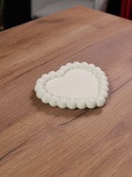 Сердце - Подставка для мелочей и украшений из гипса декоративная, арт. g003012