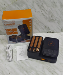 Настольный держатель для телефона F115 WIRELESS 3 в 1 с Bluetooth-динамиком
