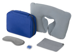 Набор для путешествий «Comfy Flight», Цвет синий