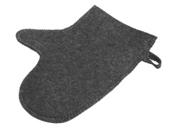 Рукавица для бани и сауны «Healing», Цвет серый