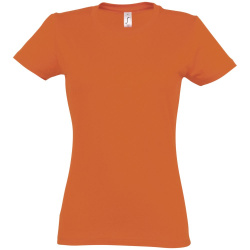 Футболка женская Imperial Women 190, оранжевая, S–XXL