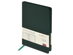 Ежедневник А5 «Megapolis Color» soft-touch, Цвет темно-зеленый