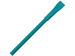 Ручка из переработанной бумаги с колпачком "Recycled", Цвет бирюзовый