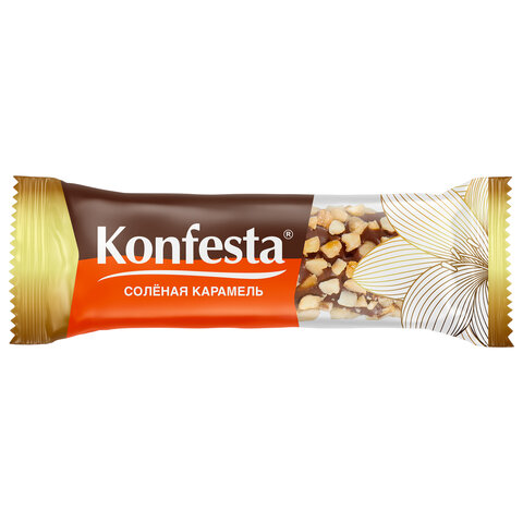 Конфеты KONFESTA ассорти (соленая карамель, шоколадно-ореховая, орехово-сливочная), 1100 г