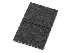 Блокнот из RPET-фетра «Felt», Цвет темно-серый