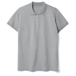Рубашка поло женская Virma Stretch Lady, серый меланж, S–XL