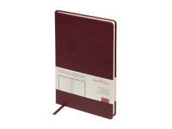 Ежедневник недатированный А5 «Megapolis Loft», Цвет бордовый