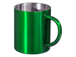 Стальная кружка с двойными стенками «Altai», Цвет зеленый
