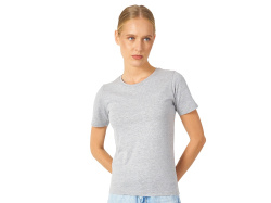 Футболка "Heavy Super Club" женская, Размер XL, Цвет серый меланж