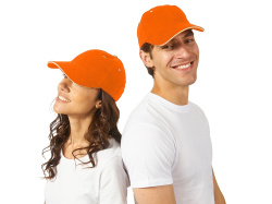 Бейсболка «New Castle», Цвет оранжевый/белый