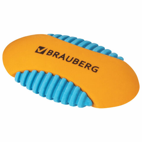 Ластик BRAUBERG "Mix S", 58х33х13 мм, цвет ассорти, 228724