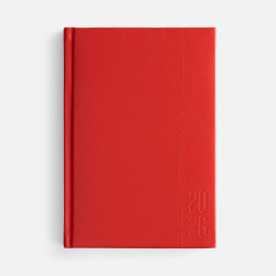 Ежедневник Baza, датированный, красный, 14,6х21,1 см