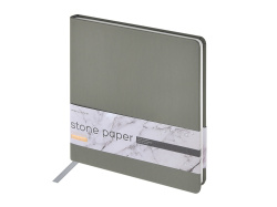 Еженедельник с каменной бумагой А5+ «Carrara», Цвет серый