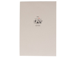 Блокнот А5 из переработанного тростника «Adiantum» с тампопечатью, Цвет натуральный