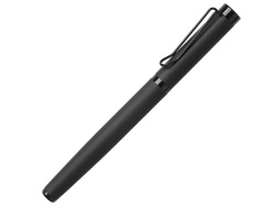 Металлическая ручка роллер «Black Lama» soft-touch, Цвет черный