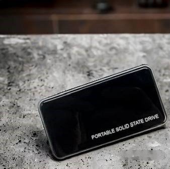 Портативный Флеш-накопитель SSD Solid 256Gb, черный