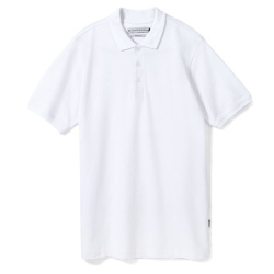 Рубашка поло мужская Neptune, белая, S–4XL