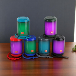 Миниатюрная Bluetooth-колонка TG-638, версия 5.3, мощность 5W, RGB-подсветка, цвет в ассортименте / Портативный звук с ярким дизайном