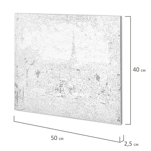Картина по номерам 40х50 см ОСТРОВ СОКРОВИЩ "Париж", на подрамнике, акриловые краски, 3 кисти, 662466