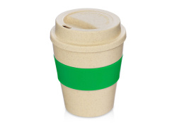 Стакан из пшеничного соломенного волокна «Madrid», Цвет бежевый/зеленый