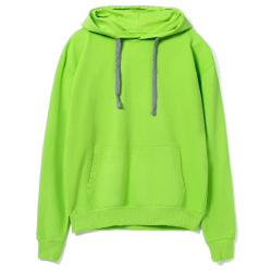 Толстовка с капюшоном Unit Kirenga, зеленое яблоко, XS–4XL
