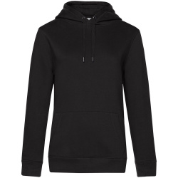 Толстовка с капюшоном женская Queen, черная, XS–3XL