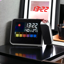 Часы - метеостанция  с будильником и проектором времени Jetix