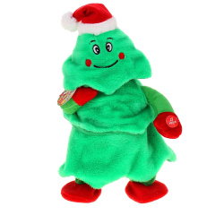 МЯГКАЯ ИГРУШКА МЕХАНИЧЕСКАЯ &amp;quot;ЕЛОЧКА&amp;quot; В КОЛПАКЕ ПОЕТ, ХОДИТ 333858