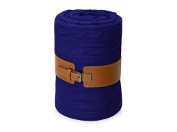 Плед акриловый «Braid NEW», Цвет темно-синий