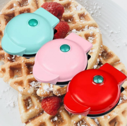 Мини - вафельница для венских и бельгийских вафель Mini Maker WAFFLE 350W