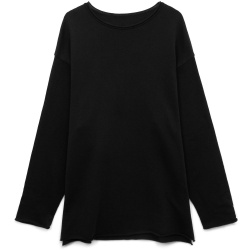 Лонгслив унисекс Siluetti Fuori, черный, S/M, L/XL