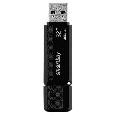 Флеш-диск 32 GB SMARTBUY Dock USB 3.0, черный, SB32GBDK-K3