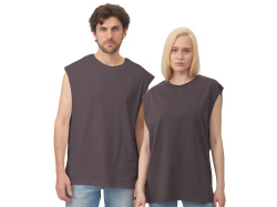 Майка оверсайз «Berlin», унисекс, Размер XL-2XL, Цвет темно-серый