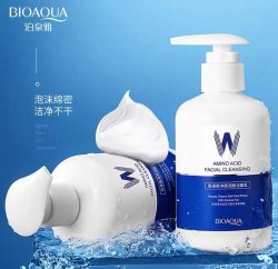 Очищающая пенка для лица с аминокислотами BIOAQUA Amino Acid Facial Cleansing, 200 g