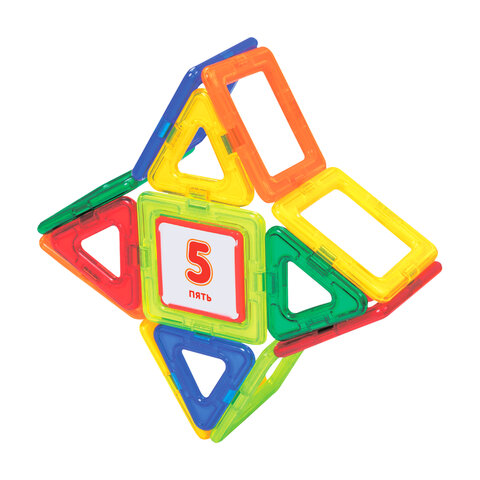 Магнитный конструктор MAGNETIC BLOCKS-26, 26 деталей, BRAUBERG KIDS, 663844