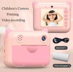 Детский цифровой фотоаппарат Kitty с моментальной термопечатью