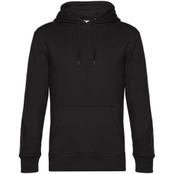 Толстовка с капюшоном унисекс King, черная, XS–4XL