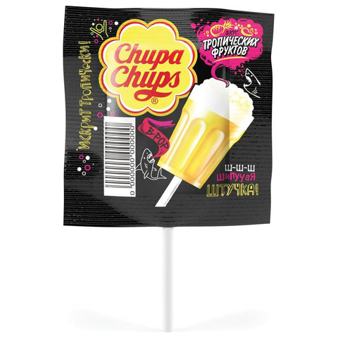 Карамель CHUPA CHUPS (Чупа-Чупс) "В-РОР" тропический, 15 г, 85594