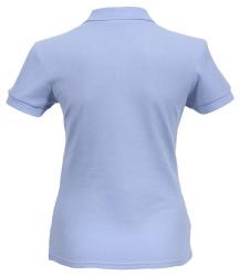 Рубашка поло женская Passion 170, голубая, S–XXL
