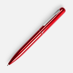 Ручка шариковая Scribo, красная, 14х1,2 см