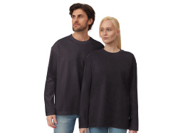 Лонгслив оверсайз «Berlin» унисекс, Размер XL-2XL, Цвет темно-серый