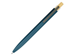 Ручка шариковая из переработанного алюминия «Blossom», Цвет полуночный синий